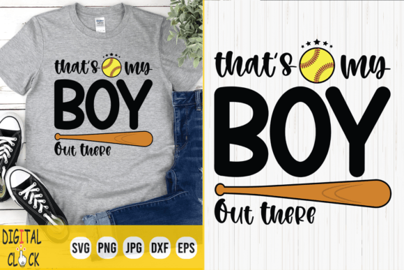 Download Softball That's My Boy out There Svg - Svg Collection