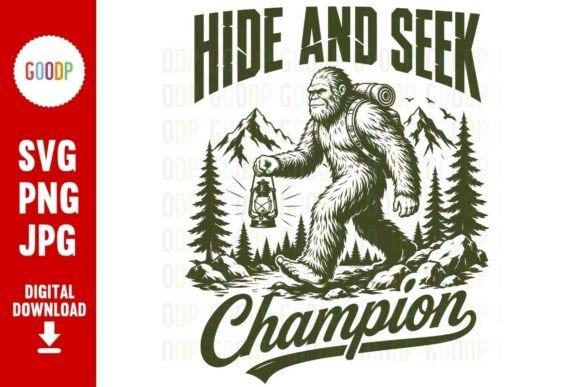 Download Bigfoot Hide and Seek Champion SVG - Svg Collection