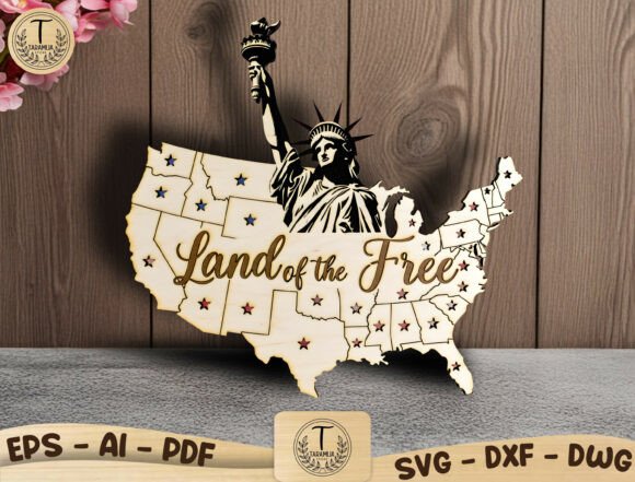 Download Patriotic Layered Wood Art Laser Cut Svg - Svg Collection