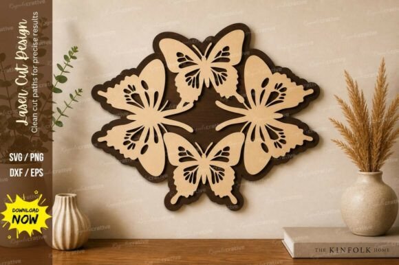 Download Butterfly Floral Decor Laser Cut Svg - Svg Collection