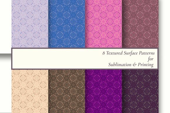 Download 8 Ornate Vintage Seamless Texture Tiles - Seamless Collection