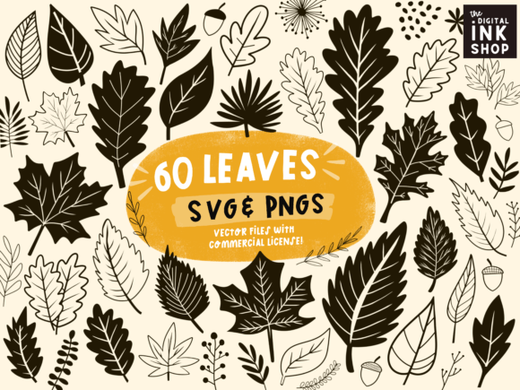Download Fall Leaves SVG Bundle Silhouettes - Svg Collection