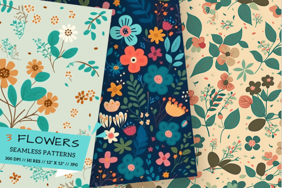 Download Summer Design, Floral Patterns - Floral pattern Collection