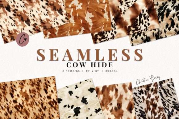 Download Seamless Cow Hide Patterns - Seamless Collection