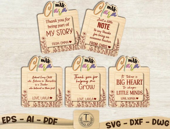 Download Personalized Teacher Cut File SVG Bundle - Svg Collection