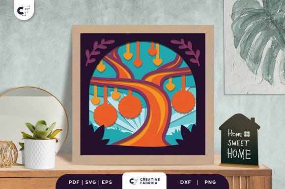 Download Family Tree 3 Members 3D Light Box SVG - Svg Collection