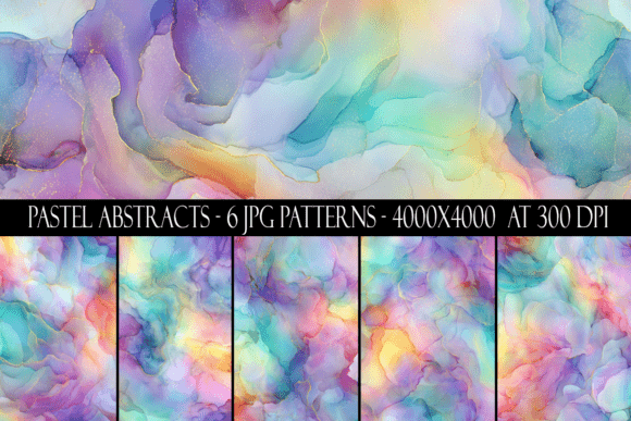 Download Pastel Abstract Seamless Patterns - Seamless Collection