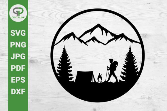 Download Wilderness Hiking and Camping SVG - Svg Collection