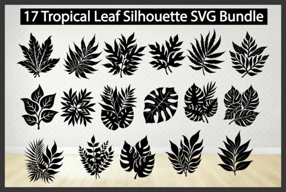Download 17 Tropical Leaf Silhouette SVG Bundle - Svg Collection