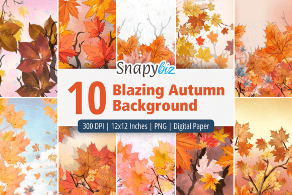 Download Fall Autumn Seamless Digital Background - Seamless Collection