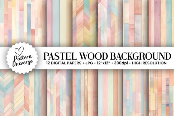 Download Pastel Wooden Seamless Backgrounds - Seamless Collection