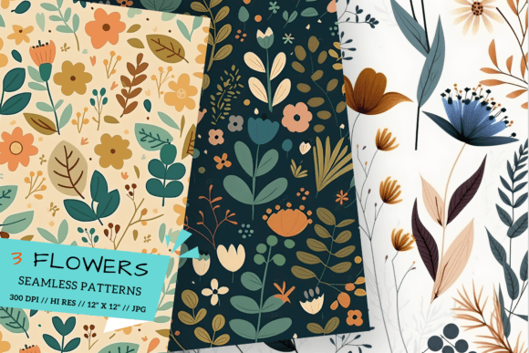 Download Summer Design, Floral Patterns - Floral pattern Collection