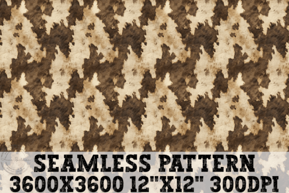 Download Brown &amp; Tan Cow Hide Seamless Pattern - Seamless Collection