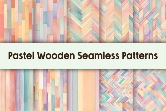 Download Pastel Wooden Seamless Patterns - Seamless Collection