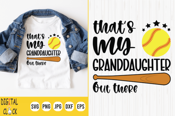 Download Softball Granddaughter out There Svg - Svg Collection
