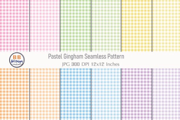 Download Pastel Gingham Pattern Seamless Paper - Seamless Collection