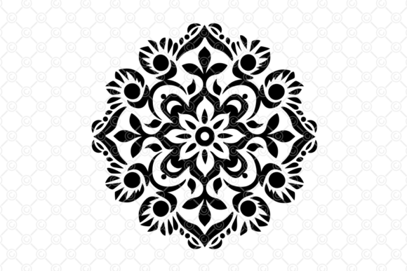 Download Indian Rangoli SVG, Decorative Art, 081 - Svg Collection