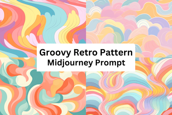 Download Groovy Retro Seamless Pattern Midjourney Prompt - Seamless Collection