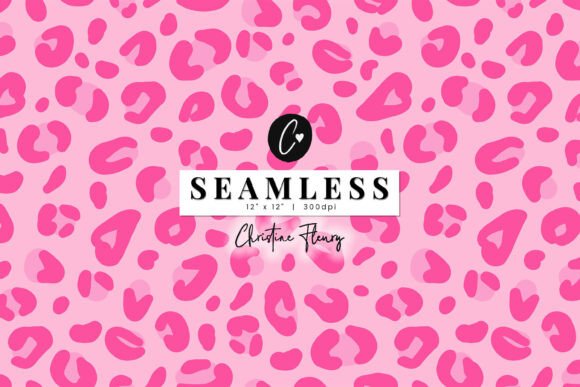 Download Seamless Pink Leopard Print Pattern - Seamless Collection