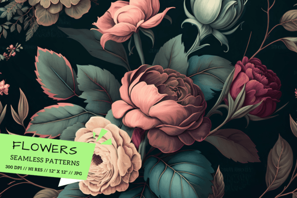 Download Vintage Floral Patterns - Floral pattern Collection