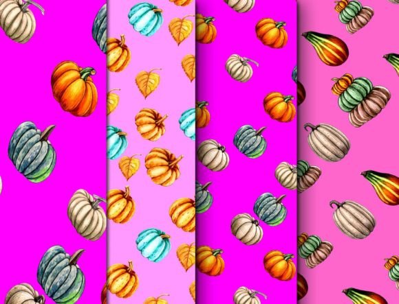 Download Pumpkin Seamless Patterns Fabric Design - Seamless Collection