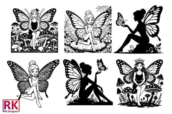 Download Fairy Silhouette SVG Bundle Vector - Svg Collection