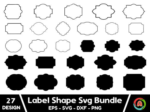 Download Label Shape Svg Bundle, Label - Svg Collection