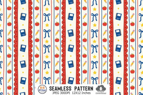 Download Coquette School Pattern Seamless Paper - Seamless Collection