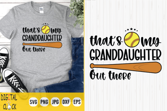 Download That's My Granddaughter  Softball Svg - Svg Collection