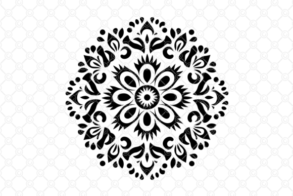 Download Indian Rangoli SVG, Decorative Art, 078 - Svg Collection
