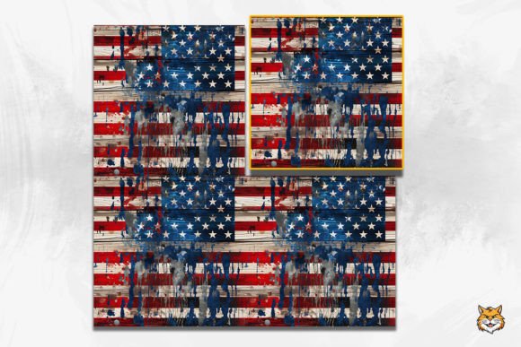 Download Vintage American Wooden Seamless Pattern - Seamless Collection