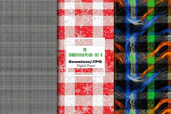 Download Christmas Plaid Seamless Pattern - Set 6 - Seamless Collection