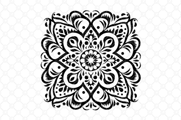 Download Indian Rangoli SVG, Decorative Art, 034 - Svg Collection