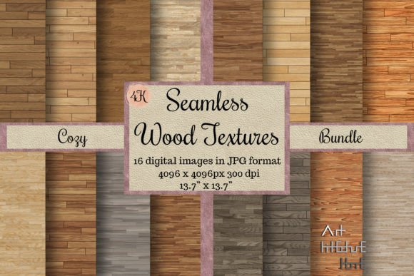 Download 16 Seamless Wood Textures, Cozy Colors - Seamless Collection