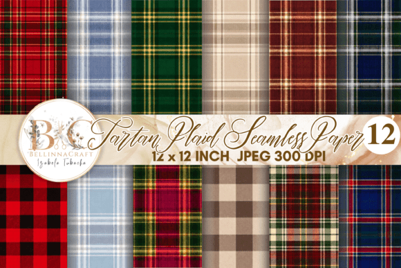 Download Tartan Plaid Seamless Digital Paper - Seamless Collection