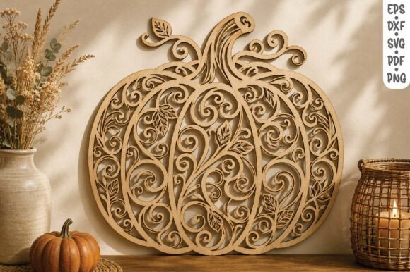 Download Pumpkin Wooden Wall Art SVG - Svg Collection